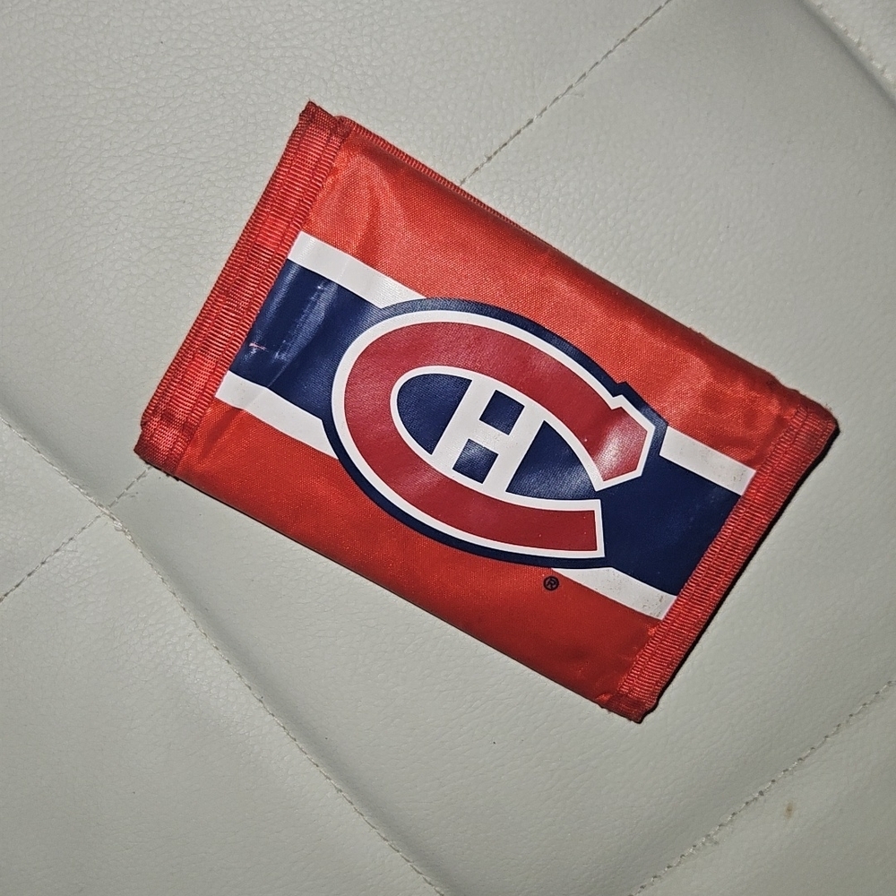 Montreal Canadiens Red and Blue Wallet with Logo